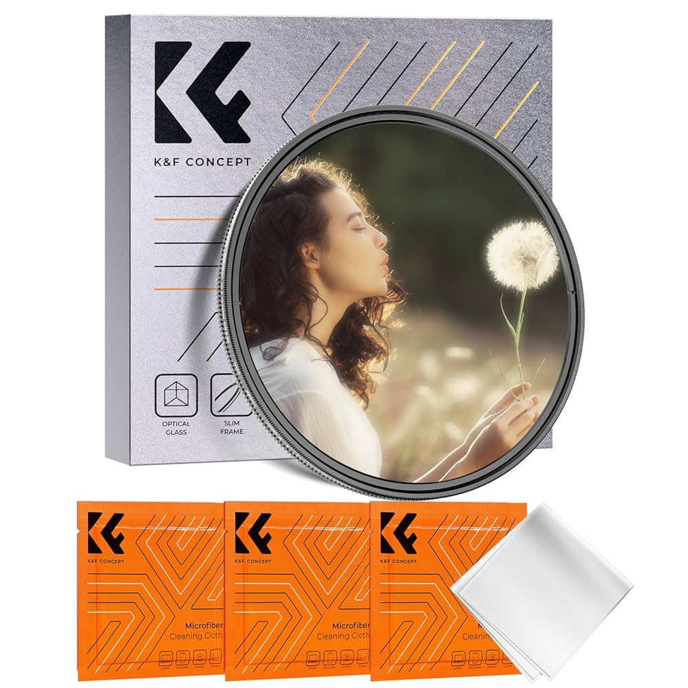 Amazon | K&F Concept 67mm 1/4ブラックミスト&ND2-32フィルター